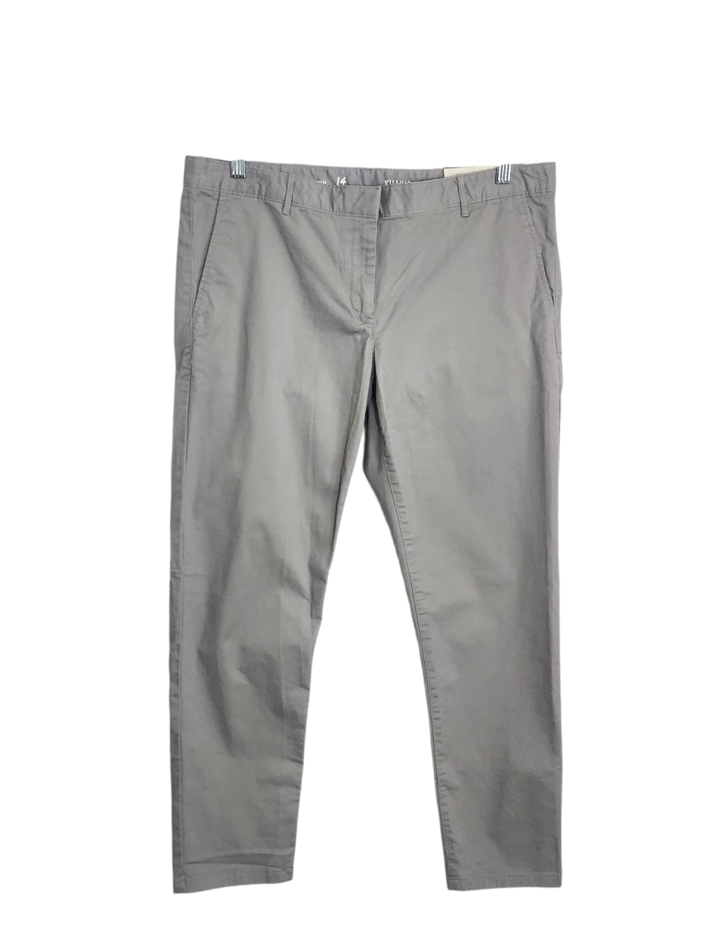 Gap Gray Skinny Mini Chino Pants Size 14 NWT